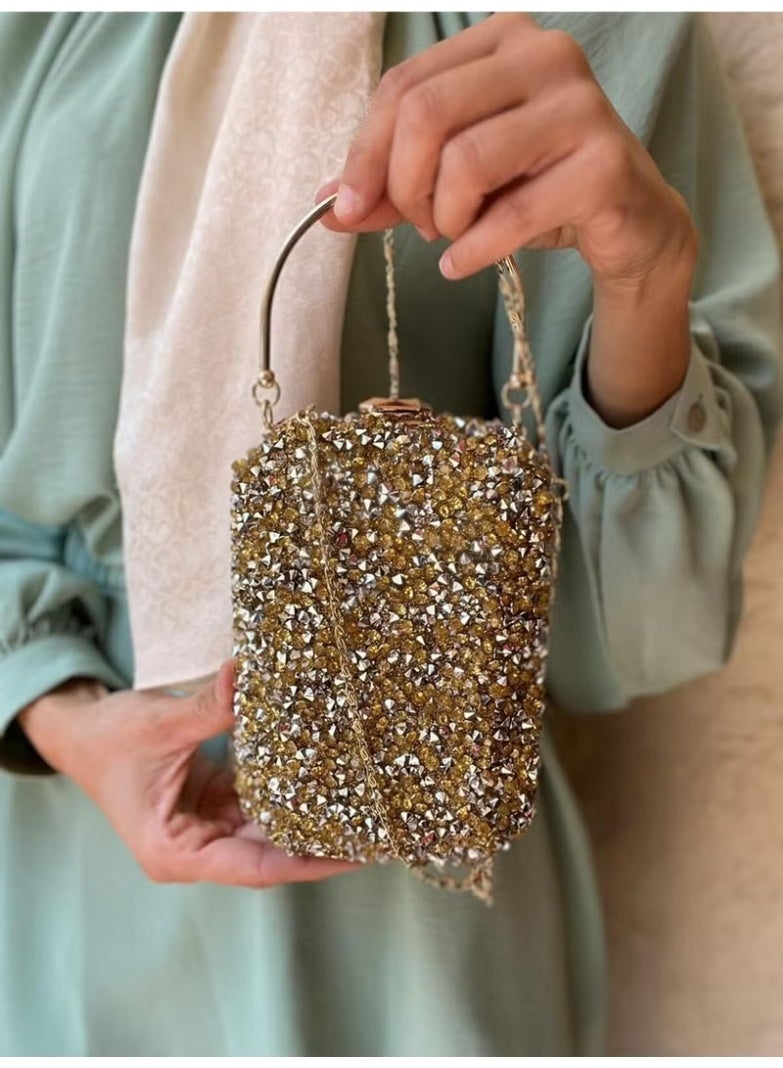 Bag Trend Long Chain Strap Vertical Evening Bag - Image 5
